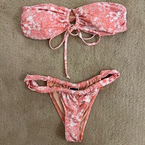 Cotton on body pink floral bikini